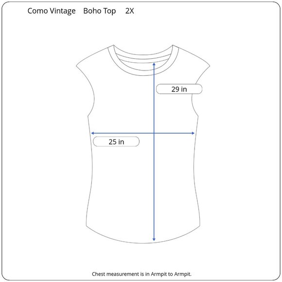 Como Vintage 2X Boho Sleeveless Patchwork Top Summer Flowy Festival Cottage Chic - Picture 3 of 10